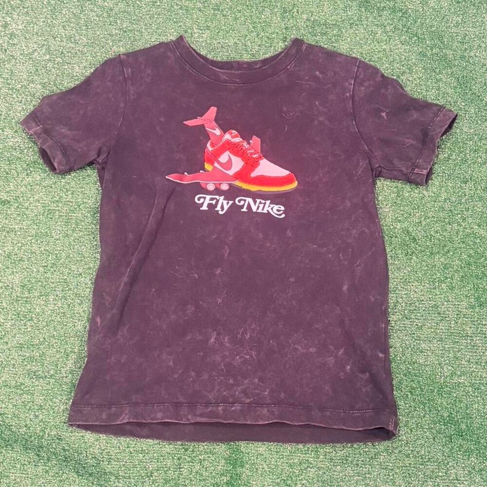 Nike Black and Purple T-shirt